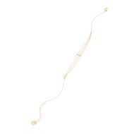 Chaîne de cheville Zag Bijoux Alexandra acier doré