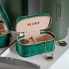 Mini boîte à bijoux velours vert emeraude - vue V3