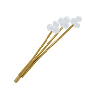 Broche Laiton Bouquet de Perles de Verre
