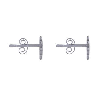 Soleil Dentelé 925 Sterling Silver Earrings