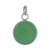Pendentif Argent 925 Rond Dentelé d'Aventurine - vue V1