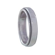 Bague Argent Anneau Anti Stress