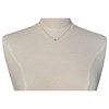 Collier Plaqué Or 5 Strass Ovale et Ronds - Rose - vue V2