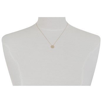 Gold-plated Water Lily Necklace