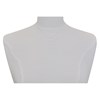 Collier Chaine Argent 925 et Strass - Blanc - vue V2