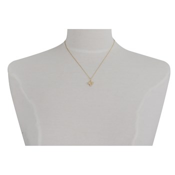 Gold-plated Bee and Strass Necklace