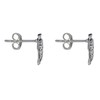 Boucles d'Oreilles Argent Tortue des Galapagos - vue V3