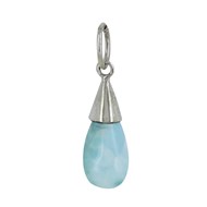Pendentif Argent 925 Petite Goutte de Larimar