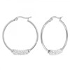 Boucles d'oreilles SC Crystal ornées de Cristaux scintillants - vue V1