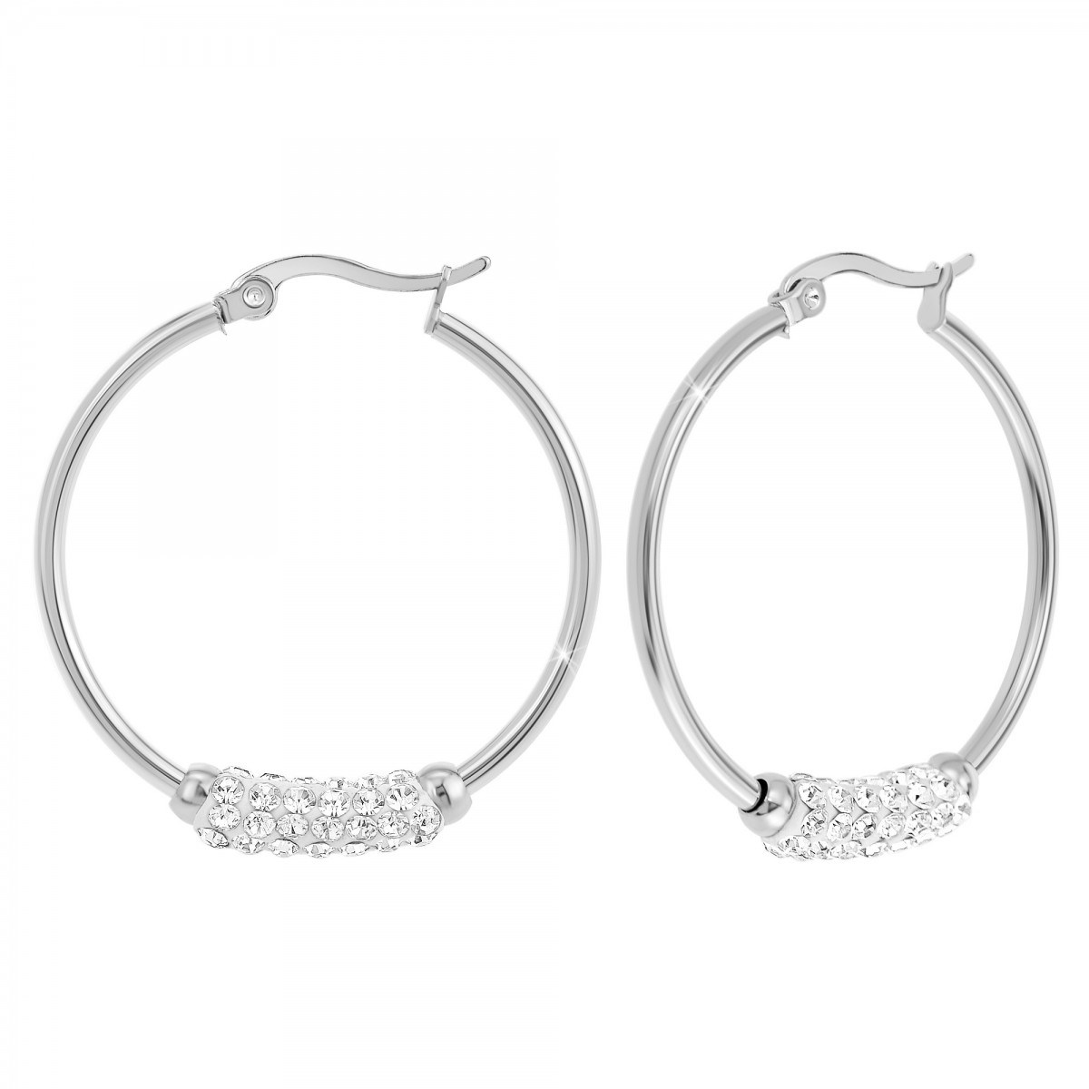 Boucles d'oreilles SC Crystal ornées de Cristaux scintillants