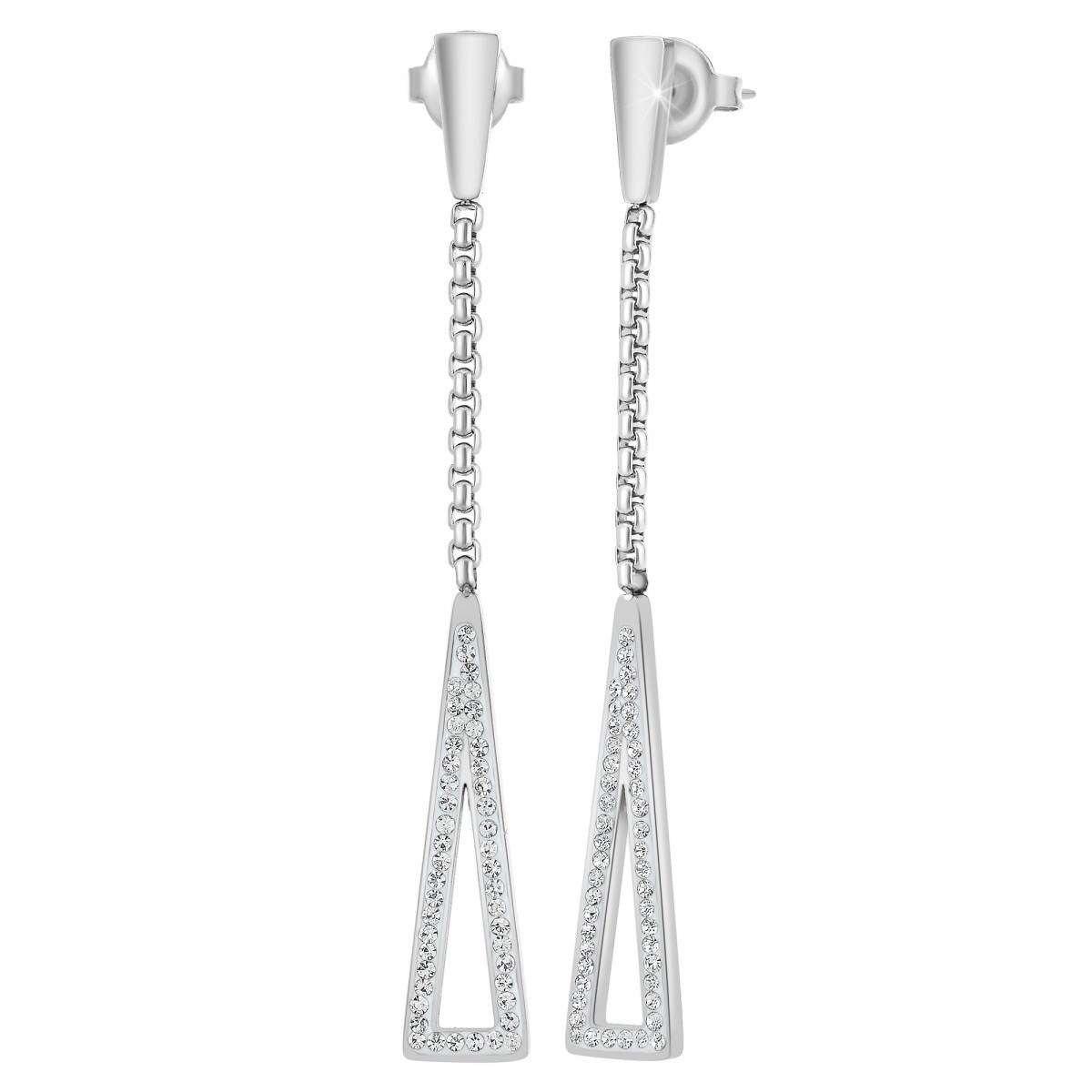 Boucles d'oreilles SC Crystal ornées de Cristaux scintillants