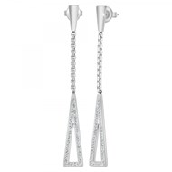 Boucles d'oreilles SC Crystal ornées de Cristaux scintillants