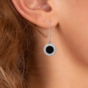 Boucles d'oreilles SC Crystal ornées de Cristaux scintillants