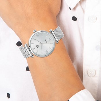 Elegant Cynthia SC Crystal horloge versierd met fonkelende kristallen