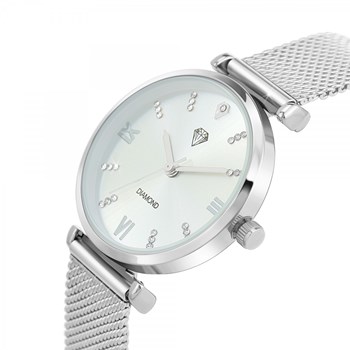 Elegant Cynthia SC Crystal horloge versierd met fonkelende kristallen