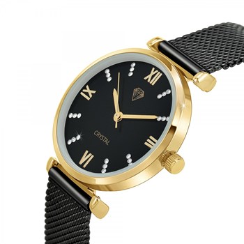 Elegant Cynthia horloge met fonkelende kristallen