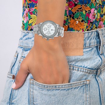 Elegant Mayane horloge versierd met fonkelend SC kristal