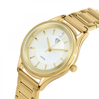 Elegant Meryl horloge versierd met sprankelende SC Crystal kristallen