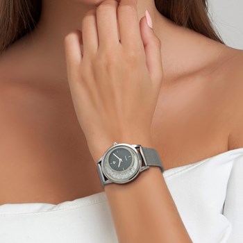 Montre Lynn élégante ornée de Cristaux scintillants SC Crystal