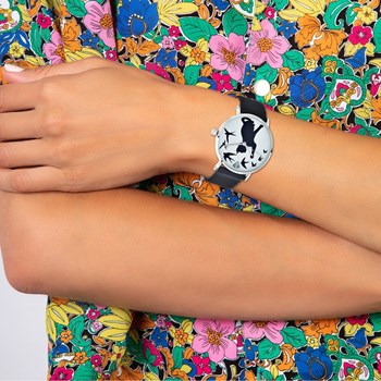 Montre Adeline oiseaux chat élégante SC Crystal