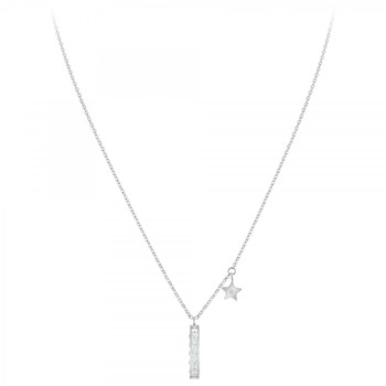 Collier SC Crystal orné d'un véritable diamant blanc