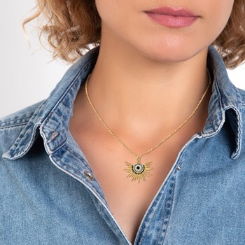 Collier par SC Bohème orné de Cristaux scintillants