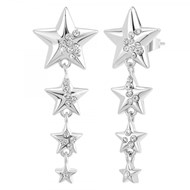 Boucles d'oreilles étoiles SC Crystal ornées de Zirconium