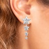 Boucles d'oreilles étoiles SC Crystal ornées de Zirconium - vue V2
