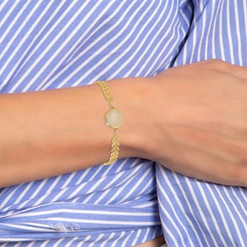 Bracelet par SC Bohème orné d'un quartz rose