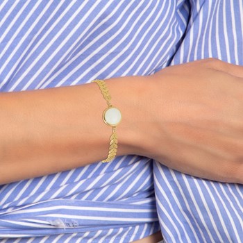 Bracelet par SC Bohème orné d'une pierre de jade