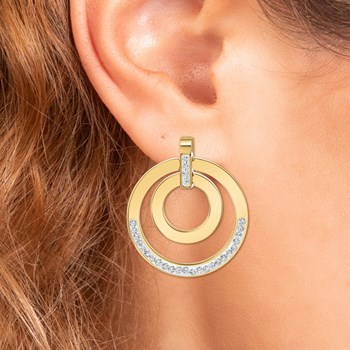 Boucles d'oreilles SC Bohème ornées de Cristaux scintillants