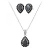 Parure collier et boucles d'oreilles SC Crystal - vue V1