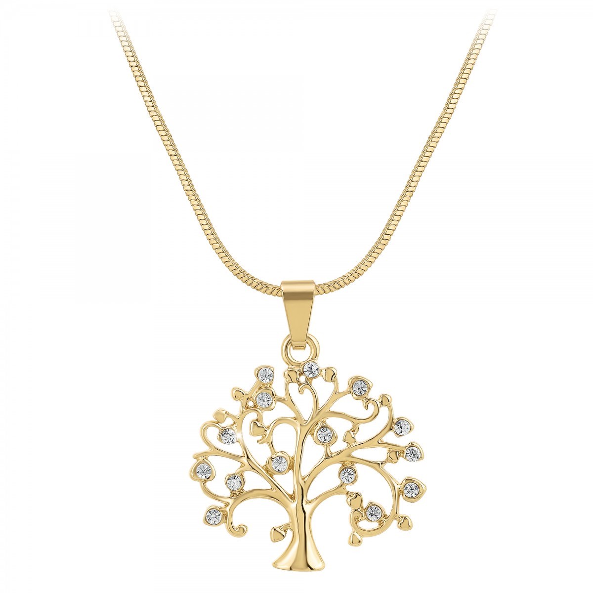 Collier arbre de vie SC Bohème orné de Cristaux scintillants