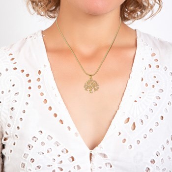 Collier arbre de vie SC Bohème orné de Cristaux scintillants