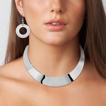 SC Kristallen halsketting en oorbellen