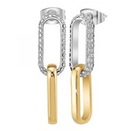 Boucles d'oreilles SC Crystal ornées de Cristaux scintillants