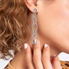 Boucles d'oreilles SC Crystal ornées de Cristaux scintillants - vue V2
