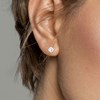 Boucles d'oreilles SC Crystal ornées d'un Cristal scintillant - vue V2