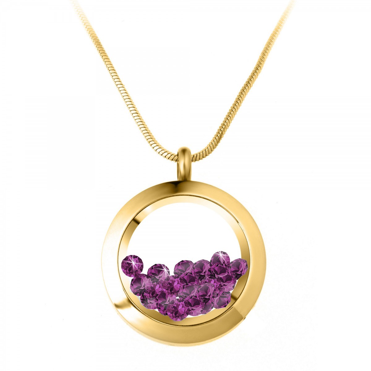 Collier rond SC Bohème orné de Cristaux scintillants