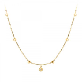 Collier par SC Bohème orné d'un véritable diamant blanc