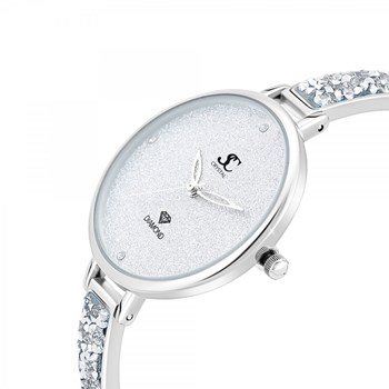 Nola SC Crystal horloge versierd met 4 fonkelende kristallen