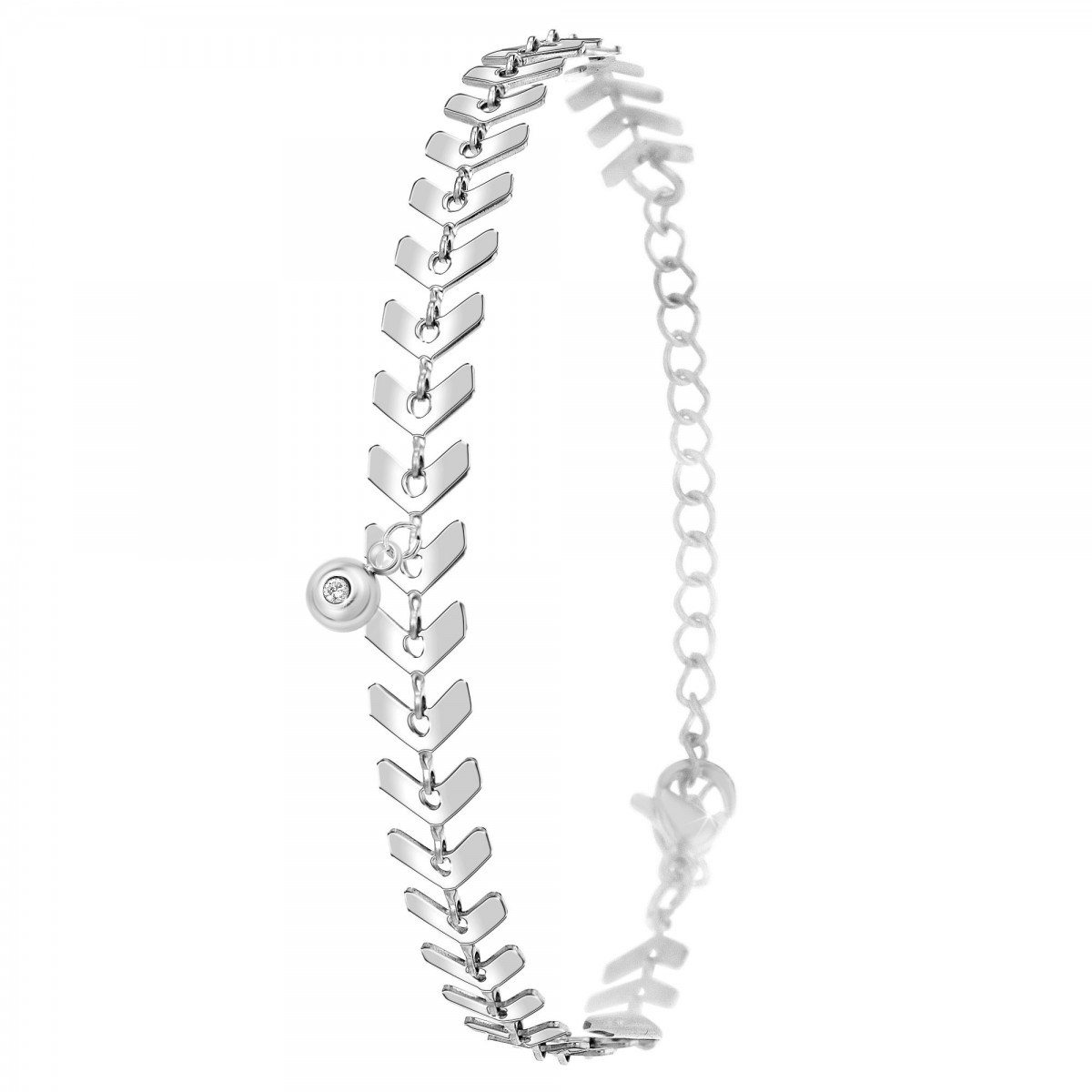 Bracelet SC Crystal orné d'un véritable diamant blanc