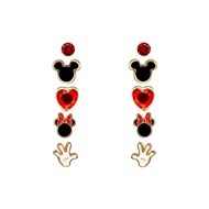 Lot de 5 paires de boucles d'oreilles Disney - Mickey et Minnie