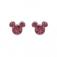 Boucles d'oreilles Disney ornées de Cristaux scintillants - Mickey
