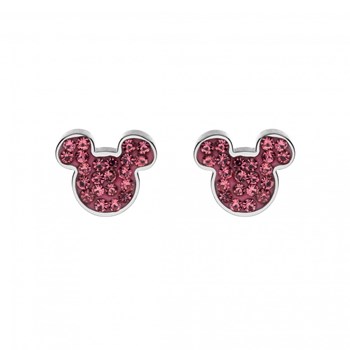 Boucles d'oreilles Disney ornées de Cristaux scintillants - Mickey