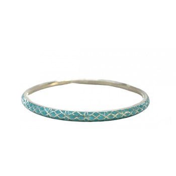 Armband van zilver en email