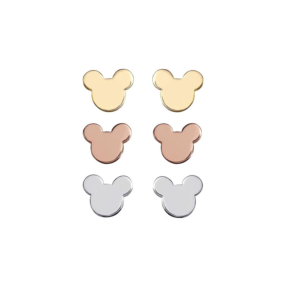 Lot de 3 paires de boucles d'oreilles Disney - Mickey