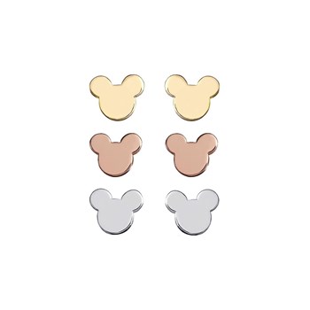 Lot de 3 paires de boucles d'oreilles Disney - Mickey
