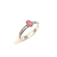 Bague Ethnique Rhodonite Argent 925