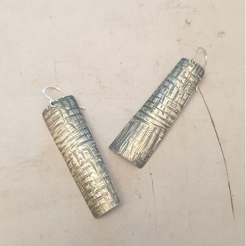 Boucles d'Oreilles Ethniques Tucum Argent 925